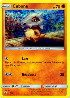 7. Cubone, 7, Holo