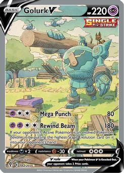 8. Golurk V, 182, Holo