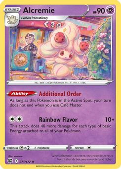 8. Alcremie, TG08, Holo
