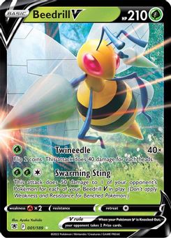 1. Beedrill V, 001, Holo