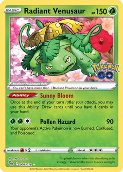 7. Radiant Venusaur, 004, Holo