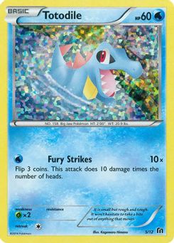 5. Totodile, 5, Holo
