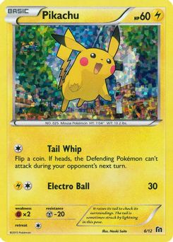 6. Pikachu, 6, Holo