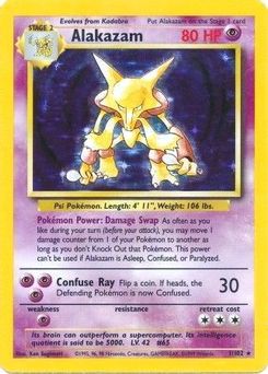 1. Alakazam, 1, Holo Unlimited