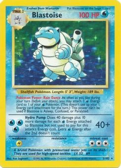 2. Blastoise, 2, Holo Unlimited