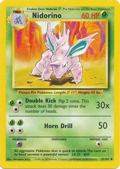 8. Nidorino, 37, Unlimited