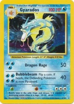 2. Gyarados, 6, Holo Unlimited