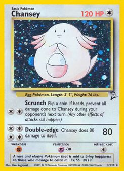 3. Chansey, 3, Holo