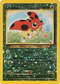 7. Ledyba, 7, Reverse Holo