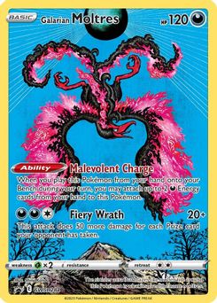 1. Galarian Moltres, SWSH284, Holo