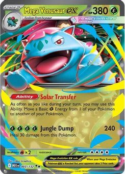 5. Mega Venusaur ex, 003, Holo