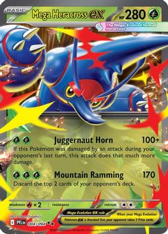7. Mega Heracross ex, 004, Holo