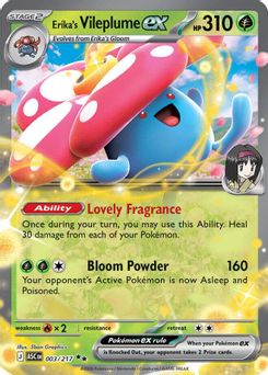 7. Erika's Vileplume ex, 003, Holo