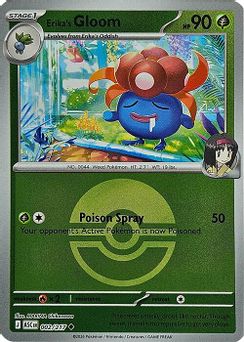 6. Erika's Gloom, 002, Reverse Holo Poké Ball