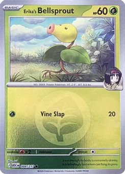 9. Erika's Bellsprout, 004, Reverse Holo Energy
