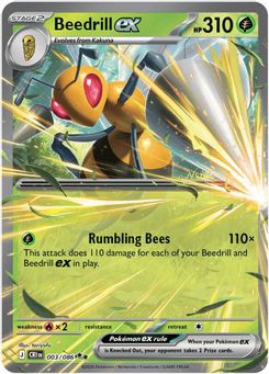 5. Beedrill ex, 003, Holo