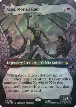Azog, Moria's Ruin (Showcase) (Surge Foil)