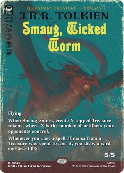 Smaug, Wicked Worm (Borderless)