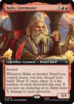 Balin, Loremaster (Extended Art)