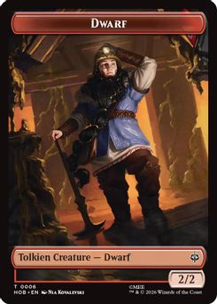 Dwarf // Enduring Story Double-Sided Token