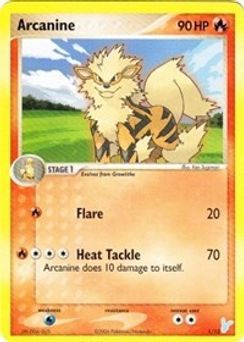 1. Arcanine, 1, Normal