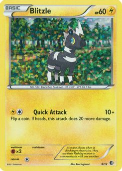 6. Blitzle, 6, Holo
