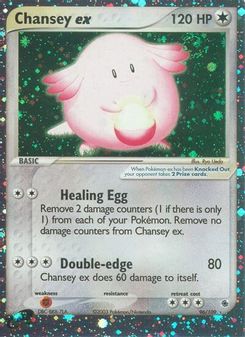 1. Chansey ex, 96, Holo