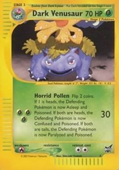 4. Dark Venusaur, 7, Normal