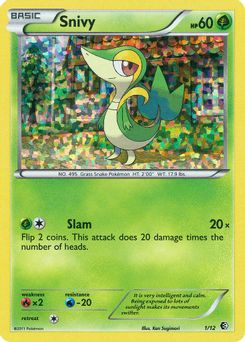 1. Snivy, 1, Holo