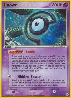 5. Unown, C, Holo