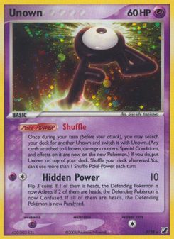 8. Unown, F, Holo