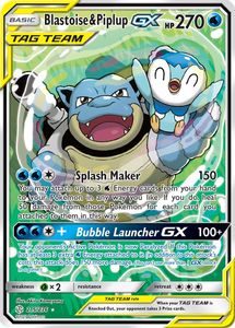 Blastoise and Piplup GX Alternate Full Art