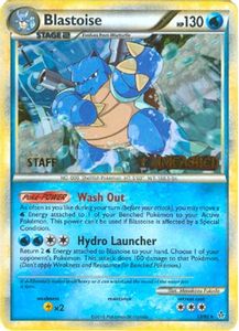 Blastoise 13 95 Prerelease Staff