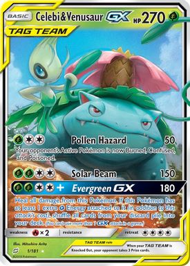 Celebi & Venusaur GX card image