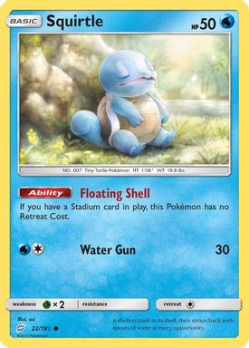 Squirtle-Reverse Foil card image