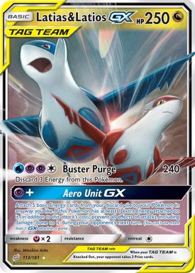 Latias & Latios GX card image
