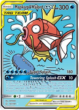 Magikarp & Wailord GX — Full Art card image