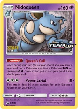 Nidoqueen-Holo — Team Up Prerelease-Staff card image
