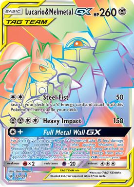 Lucario & Melmetal GX — Secret Full Art card image