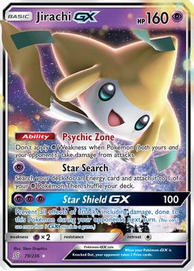 Jirachi GX card image