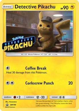 Detective Pikachu-Holo — Detective Pikachu Blu-Ray & Dvd Release card image