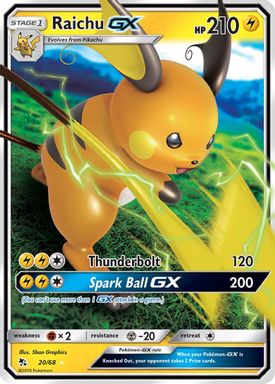 Raichu GX card image