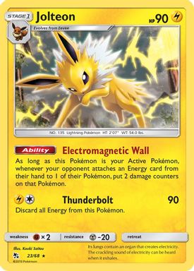 Jolteon-Reverse Foil card image