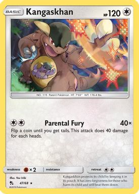 Kangaskhan-Reverse Foil card image