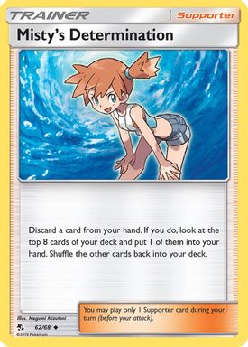 Misty's Determination-Reverse Foil card image