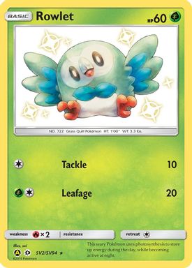 Rowlet-Holo card image