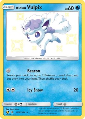 Alolan Vulpix-Holo card image