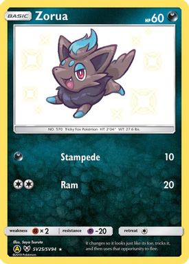 Zorua-Holo card image