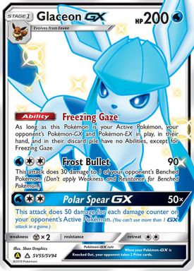 Glaceon GX — Full Art card image