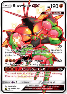 Buzzwole GX — Full Art card image